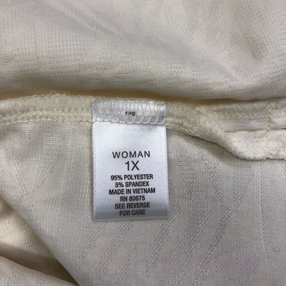 Roz & Ali Women Short Sleeve Blouse Top Shirt Size 1X Back Zip B179 -12 - Picture 6 of 12